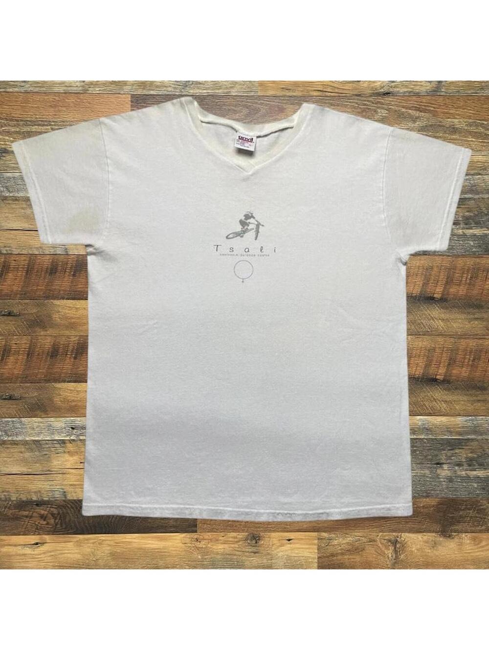 Vintage Nantahala Outdoor Center Womens V Neck Shirt Size Large